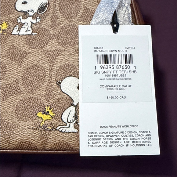 Coach Coach X Peanuts Teri Shoulder Bag - Picture 4 of 6